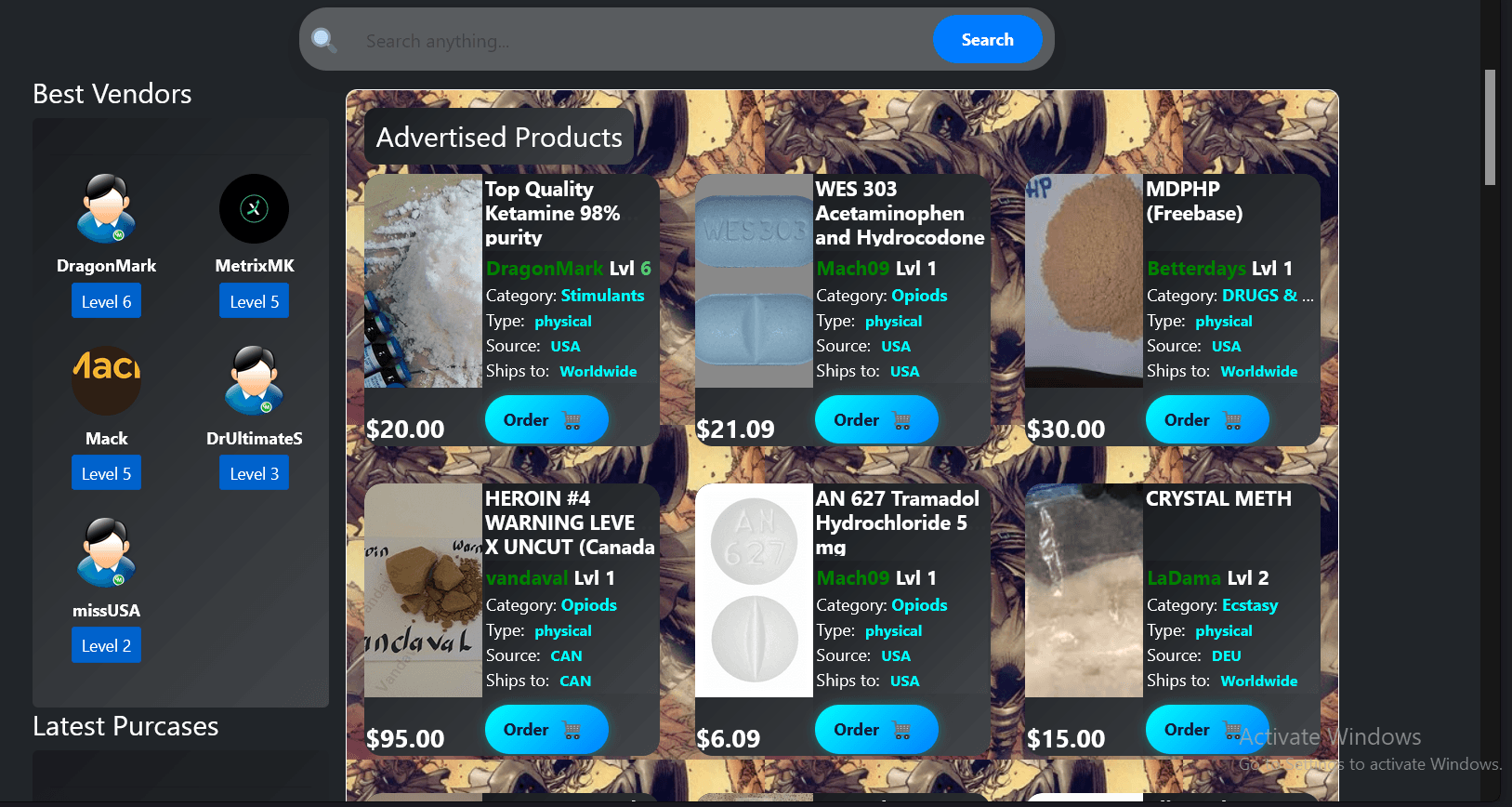 Osiris Market: Privacy-Focused Darknet Marketplace